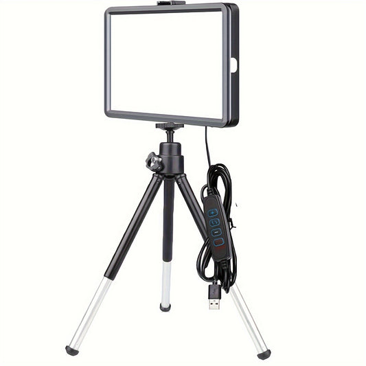 6-Inch Square Filling Lamp with Adjustable Two-Section Bracket - Perfect Gift for Birthday, Easter, Boyfriends, and Girlfriends - Black Color, Unique Design, and Easy to Assemble