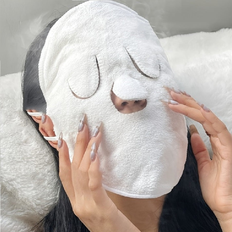 Hot Compress Face Towel Masks, Reusable Facial Steamer Towel For Hot Cold Skin Care, Moisturizing Face Steamer, Beauty Facial Towel For Home And Beauty Salon