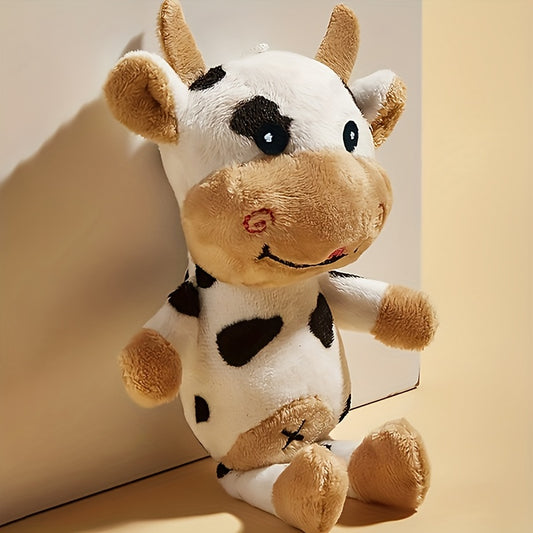 Adorable 1pc Cow Plush Toy - Perfect Chew Toy for Dogs and Cats!