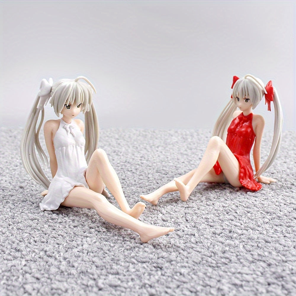 Car Decoration Cartoon Anime Ornaments Cute Girl Console Car Decoration Character Sculpture
