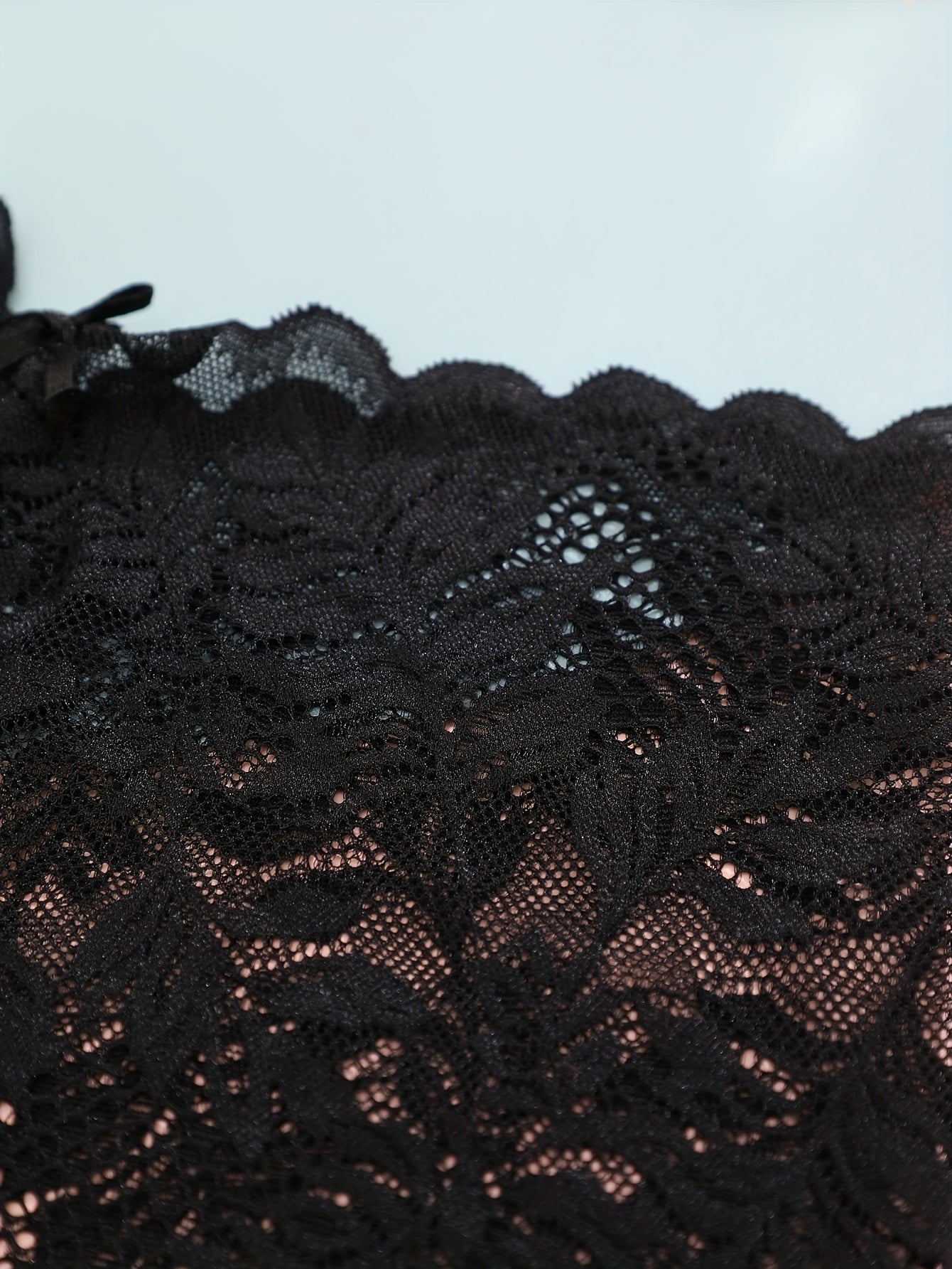 3pcs FINETOO Women's Sexy Low-Rise Lace Boyshort Panties - Breathable, Stretchy Nylon Blend with Floral Pattern, Scalloped Trim in Black, White, & Pinkish-Beige