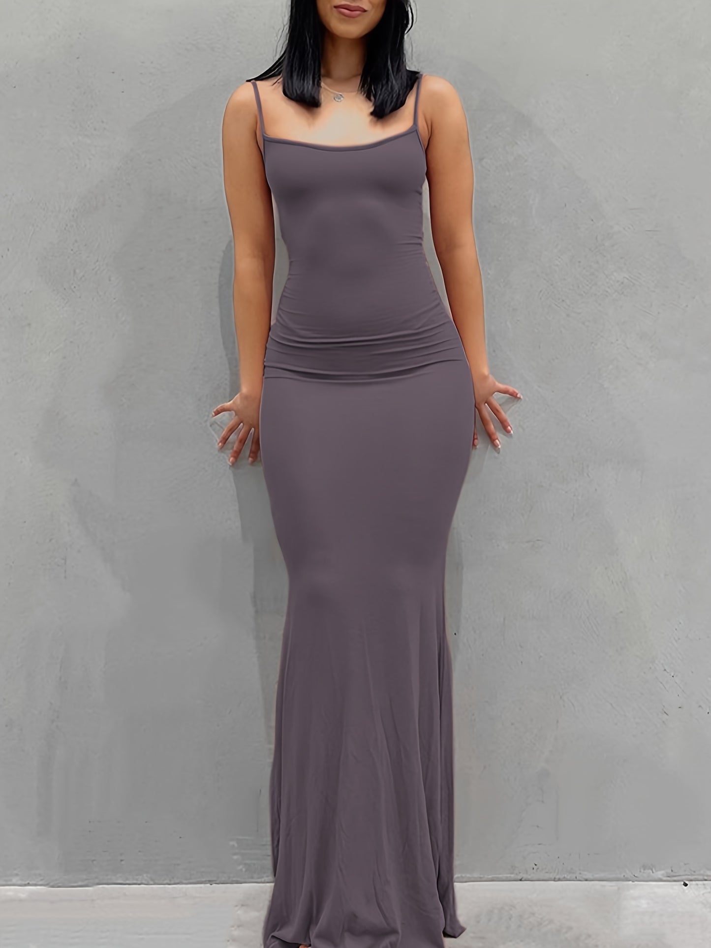 2025 New European and American Cross-border Fashion Elegant Party Dress Halter Backless Long Dress for Women