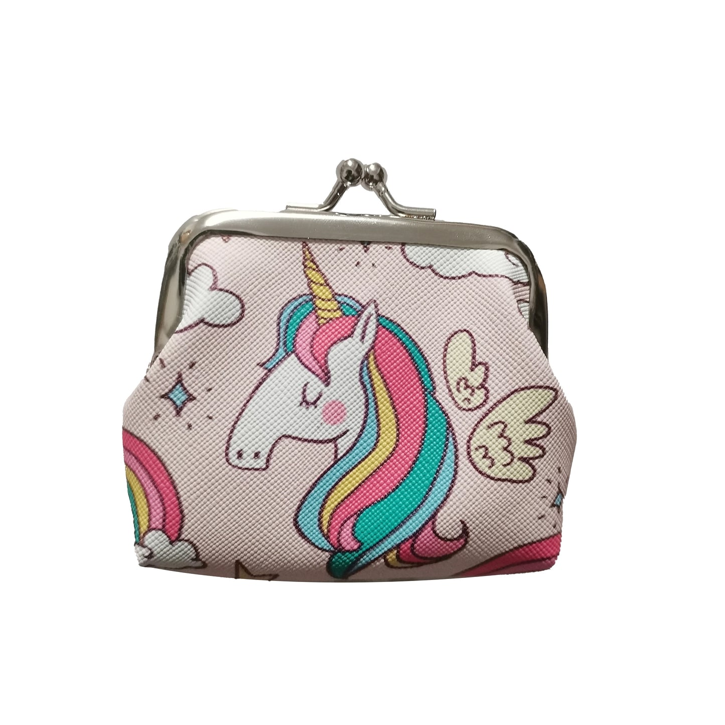 Girls Cute Cartoon Unicorn Print Creative Coin Purse Mini Wallet Holiday Gift