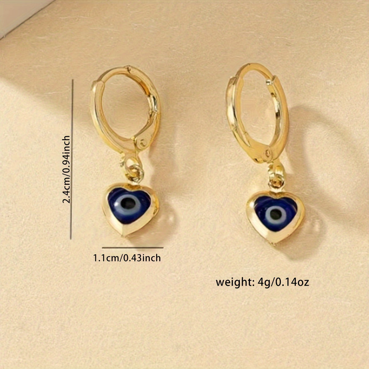 Devils Eye Dangle Earrings - Whimsical Cartoon Character Design, Durable Plated Jewelry Construction, Dangle Earrings with Hypnotic Movement - Irresistibly Cute and Quirky, Creatively Designed for Fashion-Forward Women, Uniqu