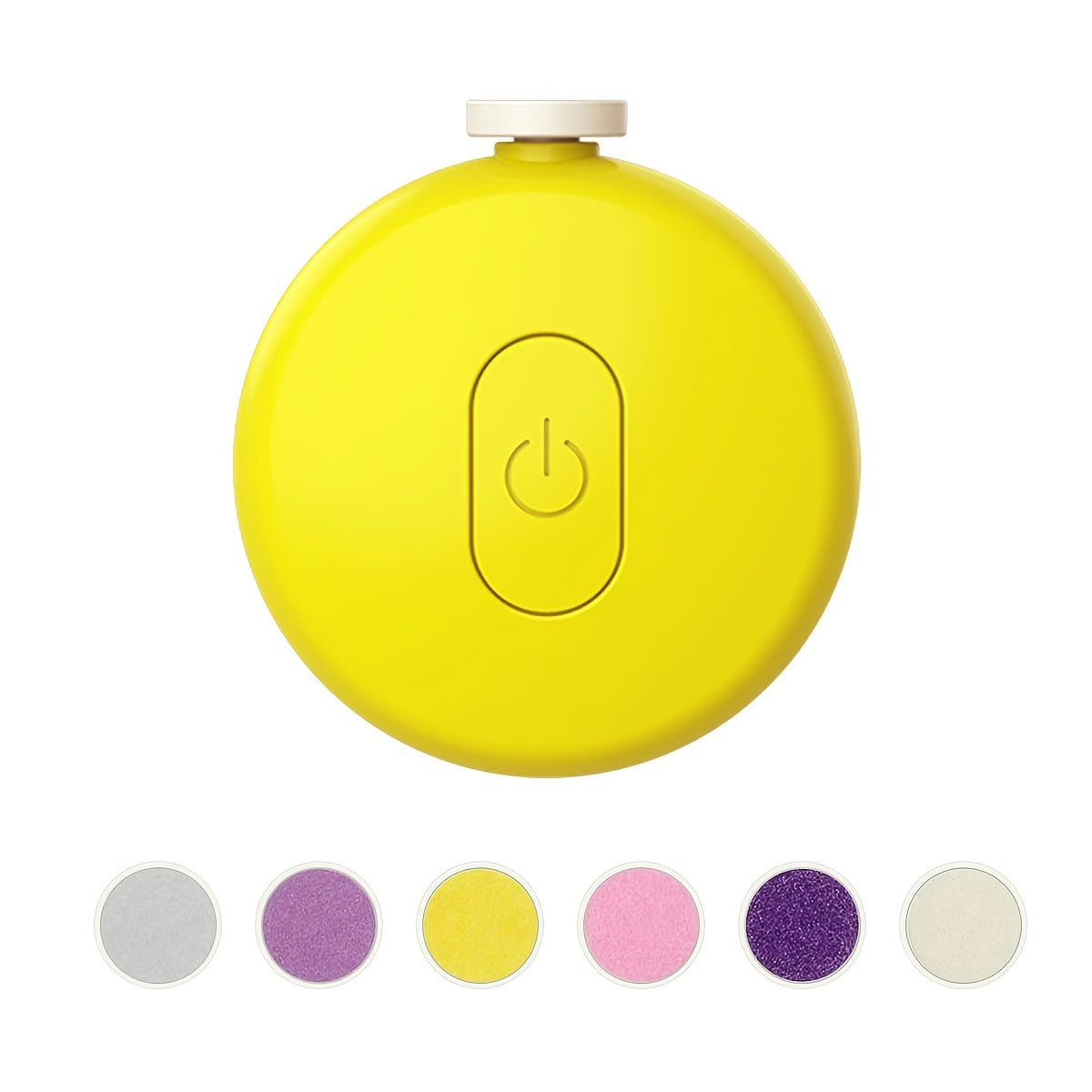 Newborn Safety Electric Nail Trimmer Kit - 6 Replaceable Grinding Heads, Low Noise, Ergonomic Design, Easy to Use for Infants, Children, and Adult Toenails - Perfect for Gentle, Safe, and Precise Nail Care