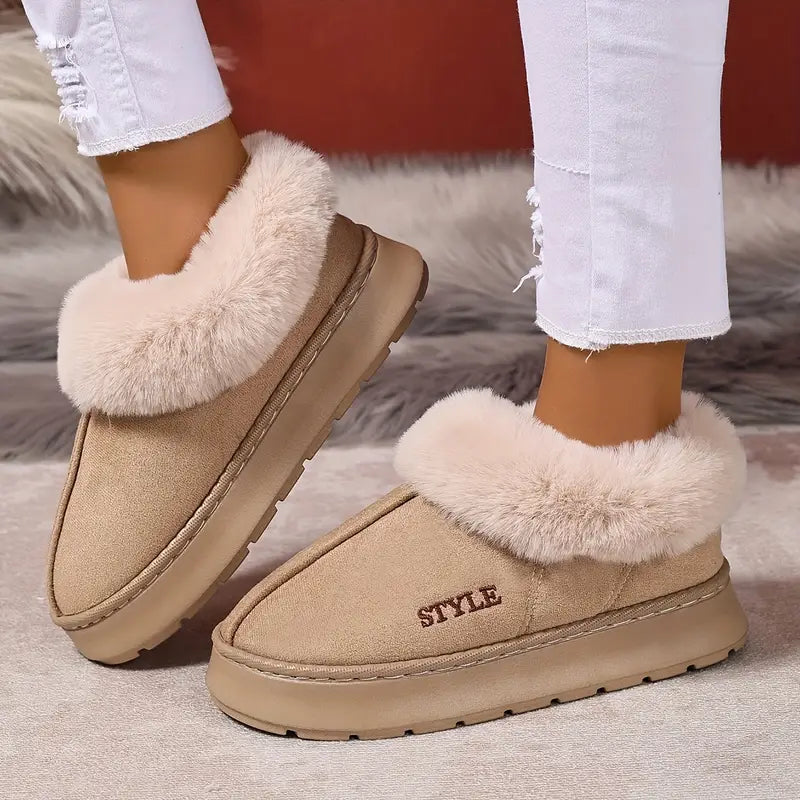 Women's Winter Plush Soft Sole Shoes