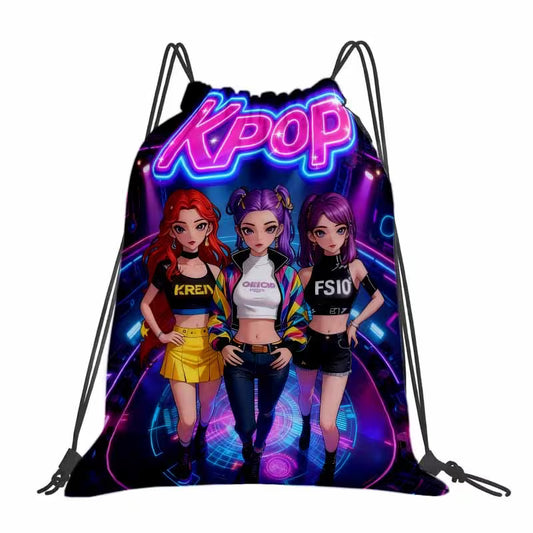 KPop Drawstring Backpack