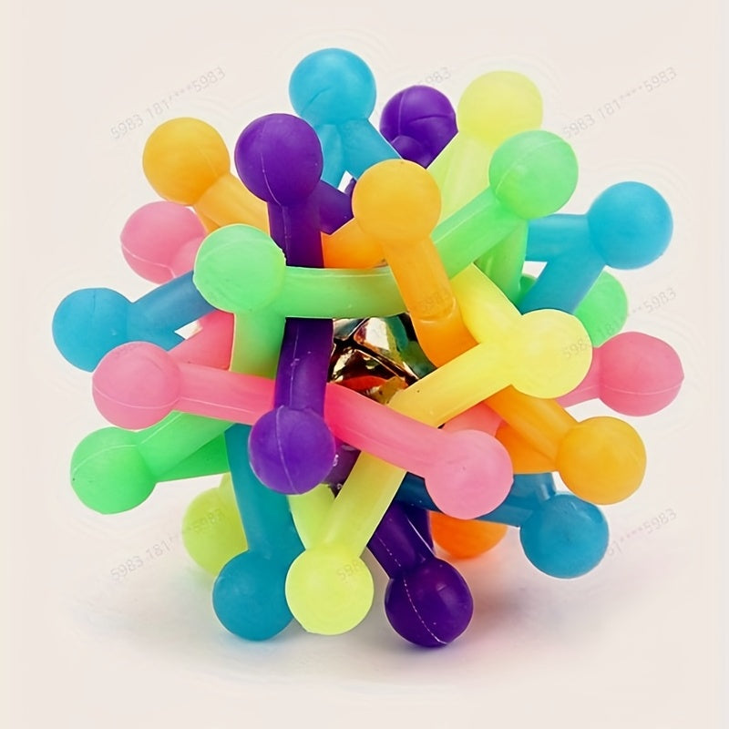Interactive Pet Ball Toy - Fun Training & Teeth Cleaning for Dogs with Squeaky Sounds!