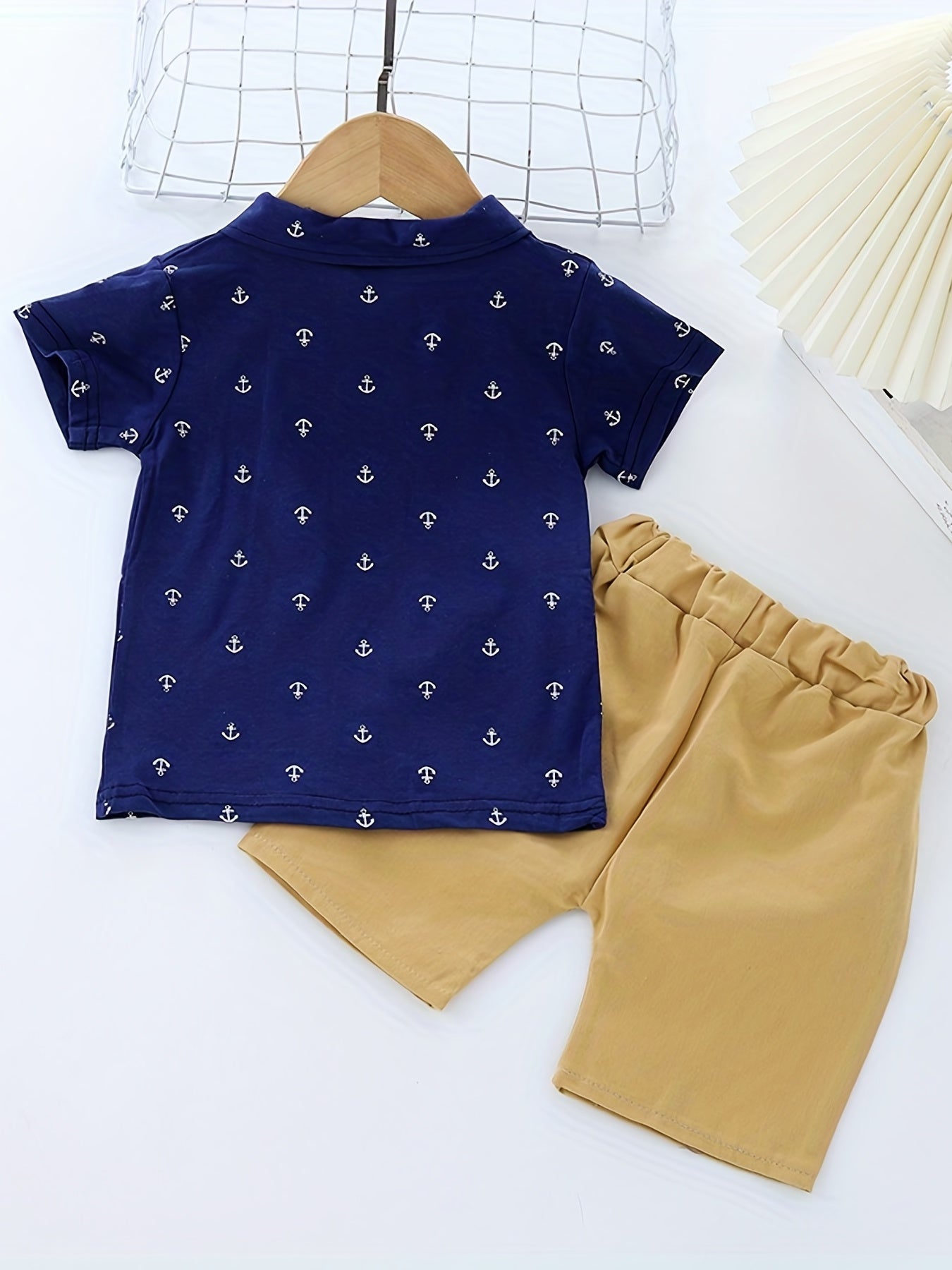 Boys' Summer Short Sleeve Set, New  Breathable Two-Piece Outfit for Toddlers, Perfect for Outdoor