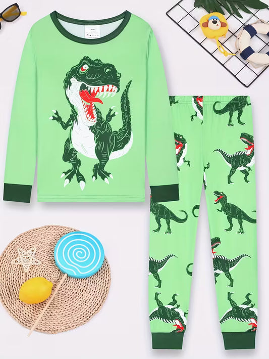 Green Dinosaur Pyjamas (A)
