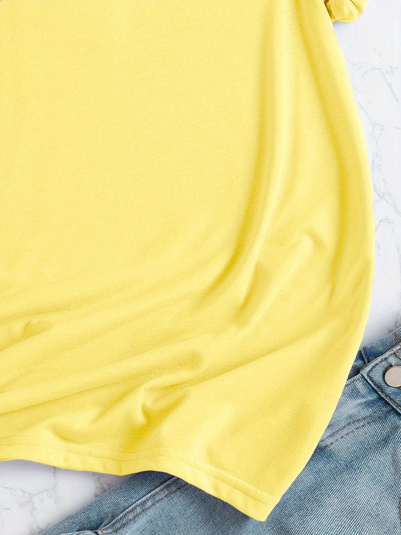 Chic Heart Motif Womens T-Shirt - Soft, Breathable Fabric - Perfect for Spring & Summer Leisurewear