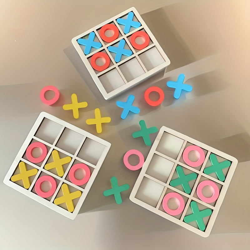 XO children's board game, parent-child interaction, logical thinking, fun game, three character chess, children's puzzle toys