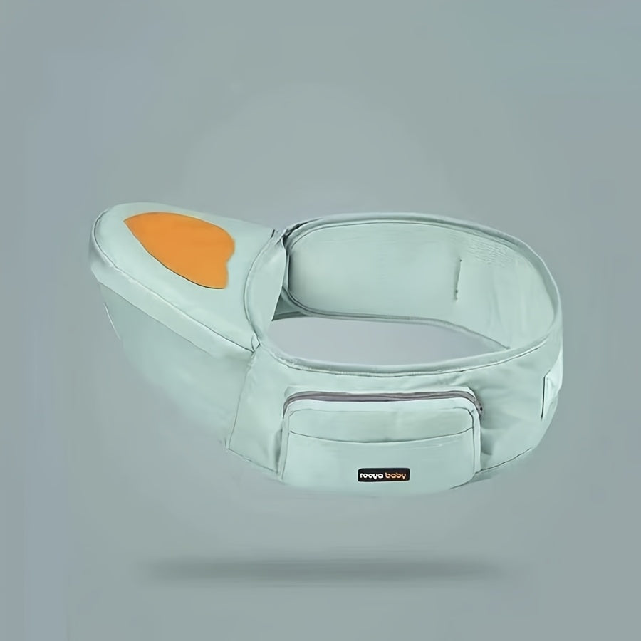 1-in-1 Baby Carrier Waist & Toodler Hip Seat with Ergonomic - Soft Comfortable Carrier Sling with Storage Pocket, Secure Belt System, Multi-Color Options (Pink/Grey/Green/Blue) - Ideal for,,, Travel & Daily Use - Baby Carrier