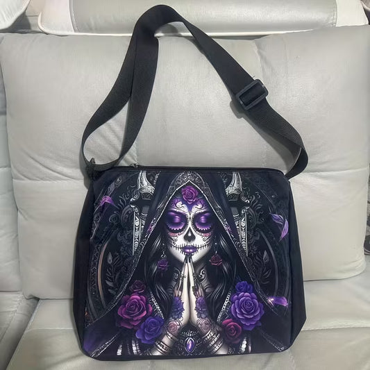 Gothic Skull Crossbody Bag for Women