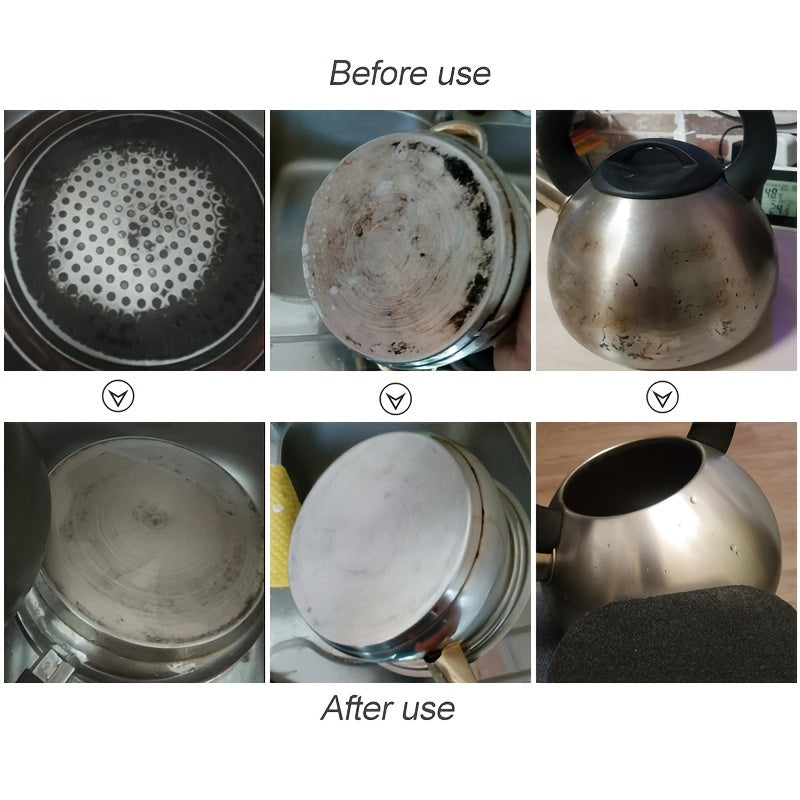 1pc Kitchen Magic Sponge Brush: Strong Decontamination for Pots, Pans, Grinders & Knives!