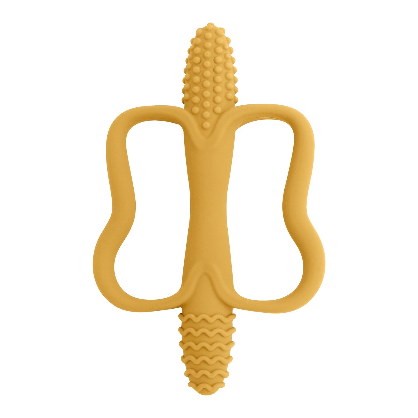 [Silicone Teether] Silicone Baby Toy Teether with Handle | Integrated Corn-Shaped Teether, Available in 6 Colors