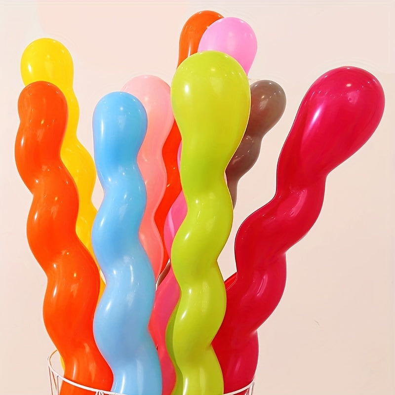 49pcs Mixed Color Balloon Set, Cartoon Animal Balloons Set, Premium Long Balloons, I LOVE YOU Heart Shaped Balloon, Flower Pattern Colorful Balloons, for Birthday, Party, Christmas, Halloween, Easter