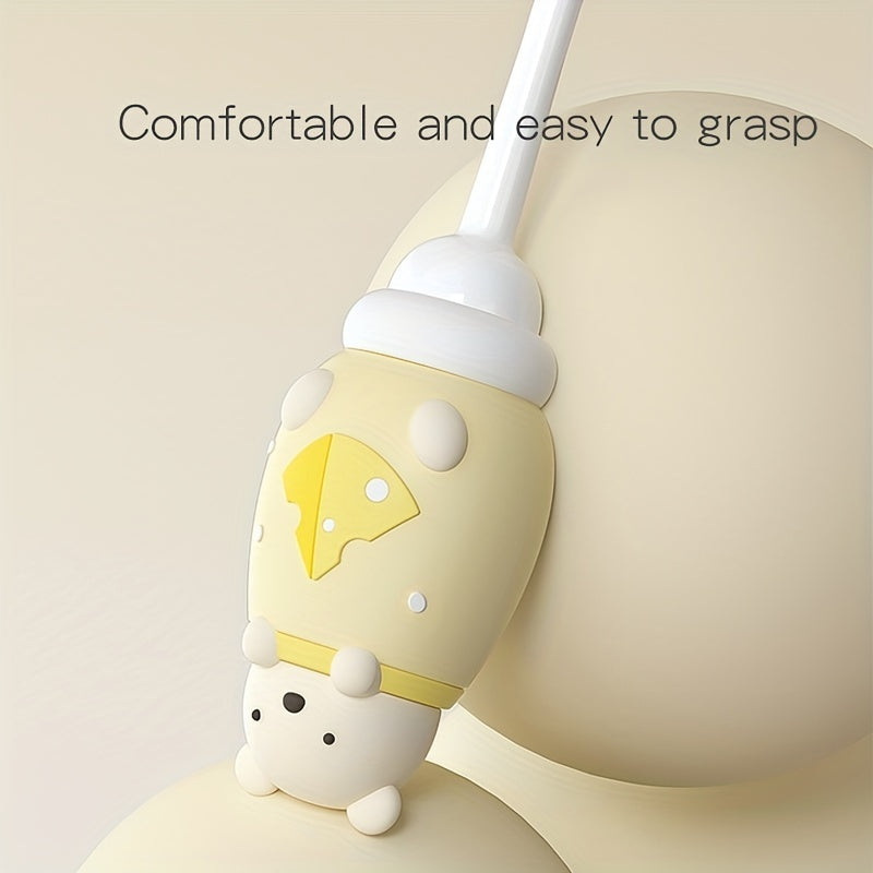 1pc Fun Cartoon Character Toothbrush - Gentle Extra Soft Bristles for Sensitive Teeth and Gums, Effective Deep Cleaning for Kids' Oral Care at Home, Suitable for Daily Use, Ages 3-7 Years Old