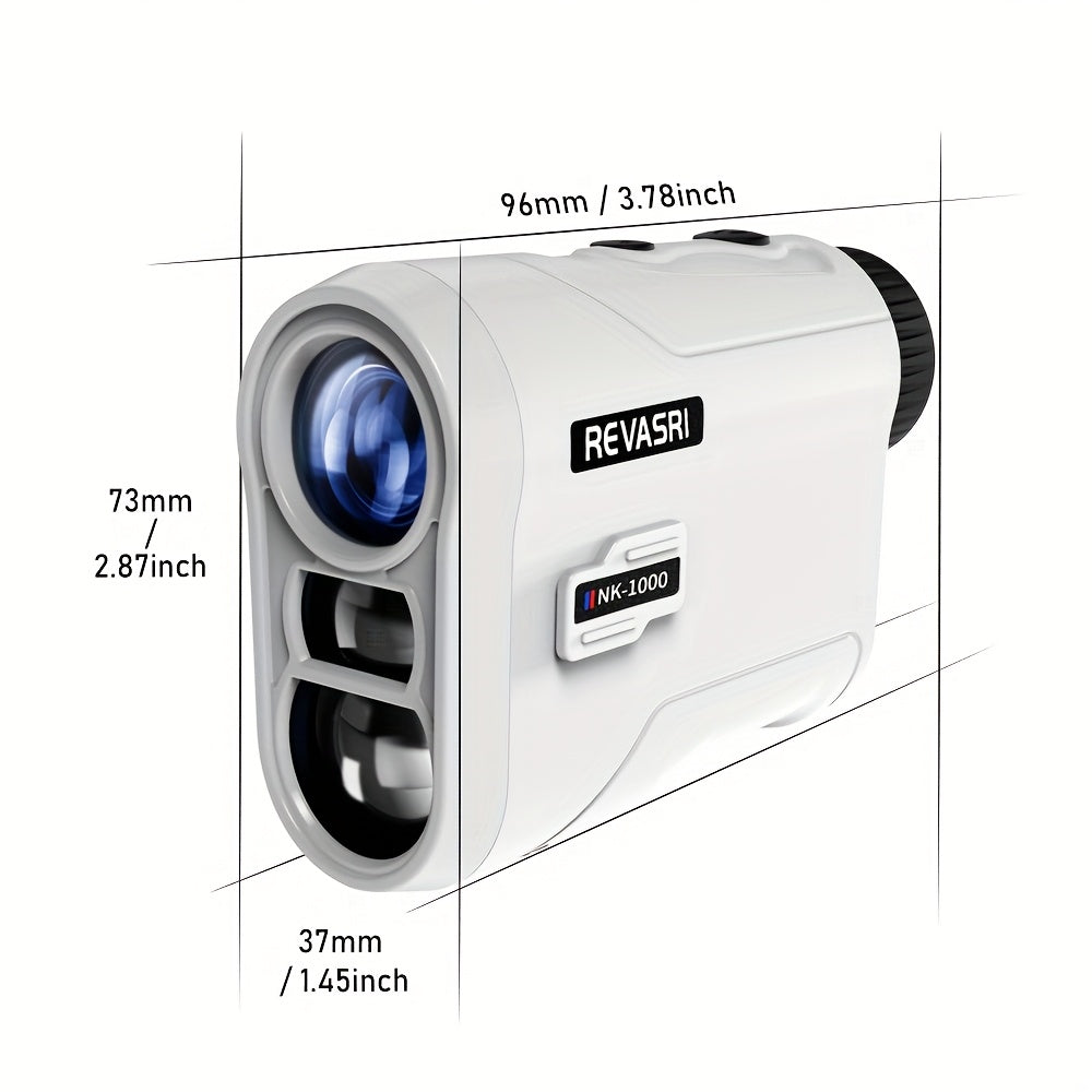 Golf Rangefinder Telescope with Angle Switch and Flagpole Lock Vibration, 914.4 meter, Laser Rangefinder, Distance Meter with Rechargeable Battery