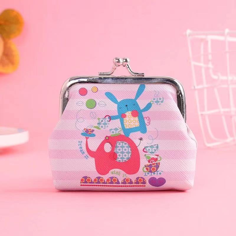 Girls Cute Cartoon Unicorn Print Creative Coin Purse Mini Wallet Holiday Gift
