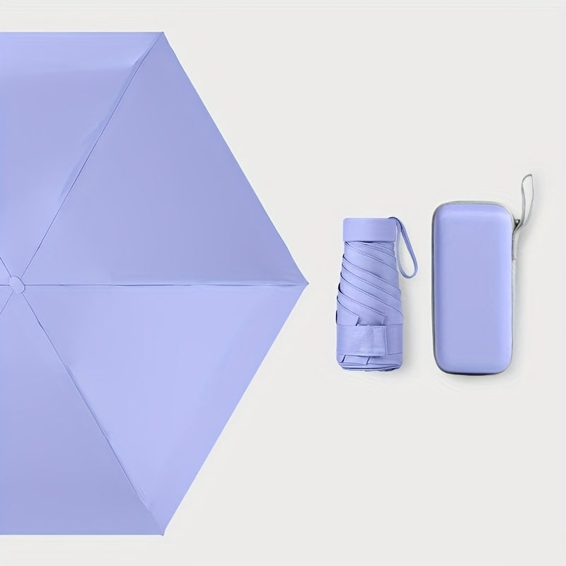 six-rib capsule umbrella, pocket umbrella