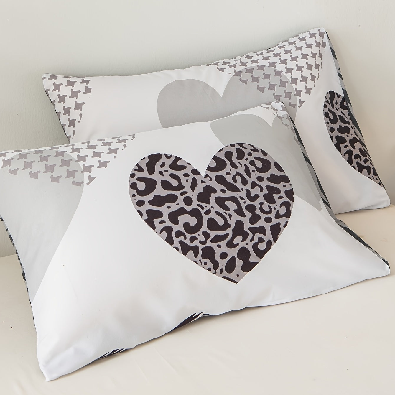 3pcs Multicolor Printed Duvet Cover Set | Polyester, Zipper Closure, Machine Washable, All-season Use