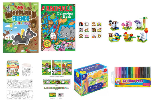 Farm Activity Set including Farm Building Block Brick Kit