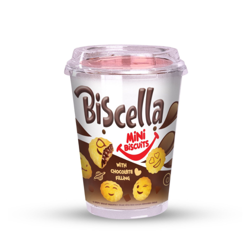Biscella Chocolate Filled Mini Biscuit