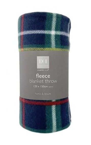 Balmoral Design Fleece Blanket Throw 120x150cm
