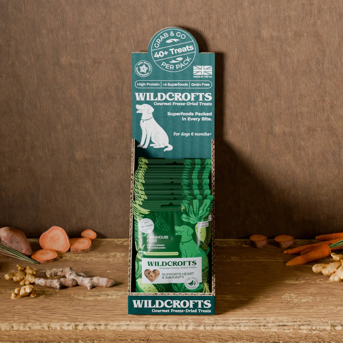 Free-run Chicken with Sweet Potato Dog Treats