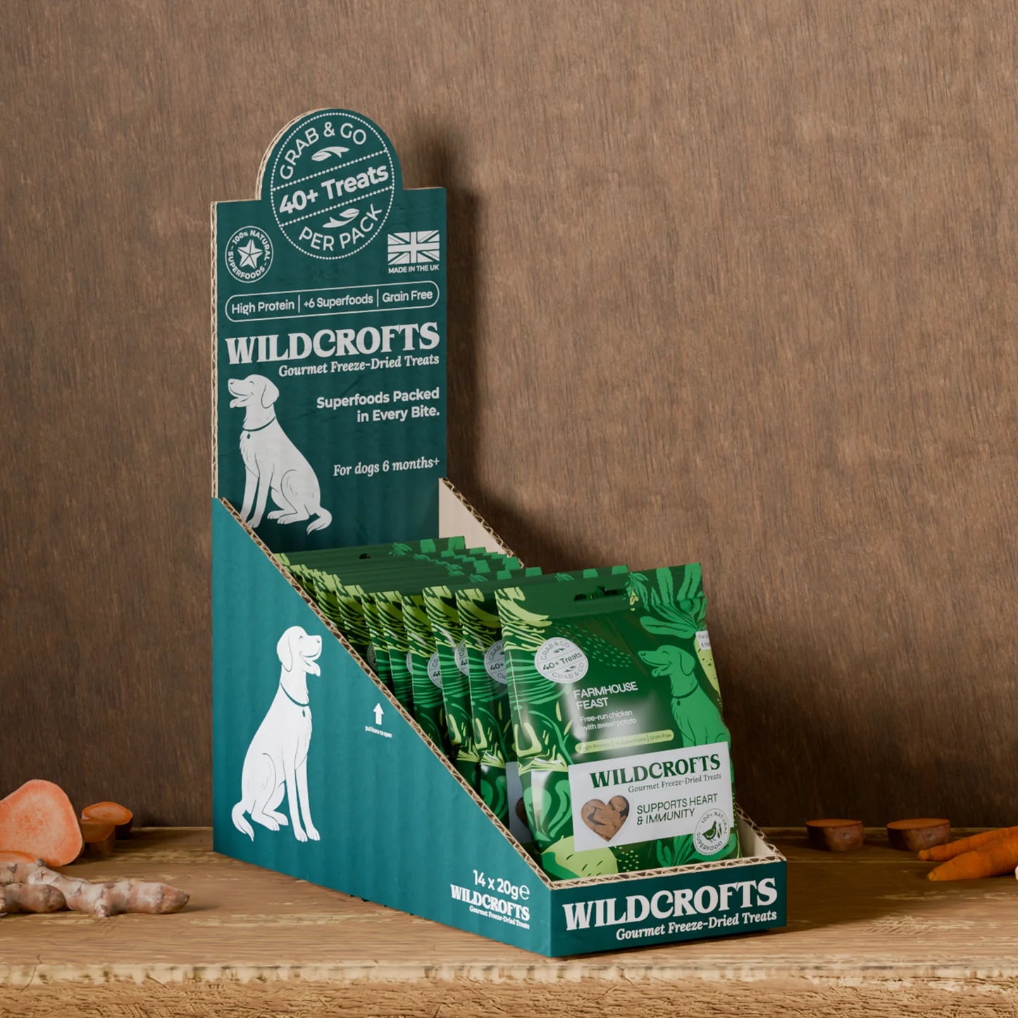Free-run Chicken with Sweet Potato Dog Treats
