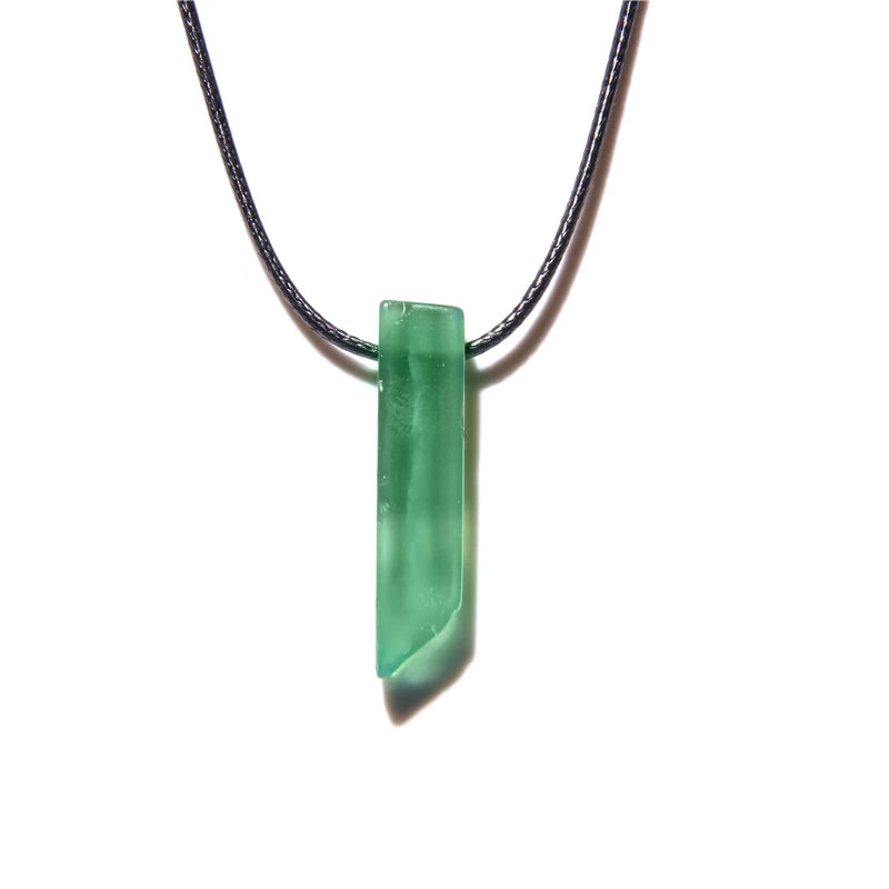 Natural raw minerals lucky Reiki Healing crystal quartz stone necklace jewelry Pendulum natural tigereye lazuli Citrin necklace