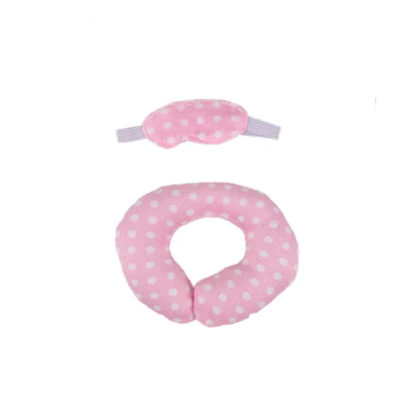 Pink Doll Clothes Pajamas Sleeping Bag/Shoes/Suitcase For 18Inch American Doll Girls 43Cm Reborn Baby Dolls Accessories Kids Toy