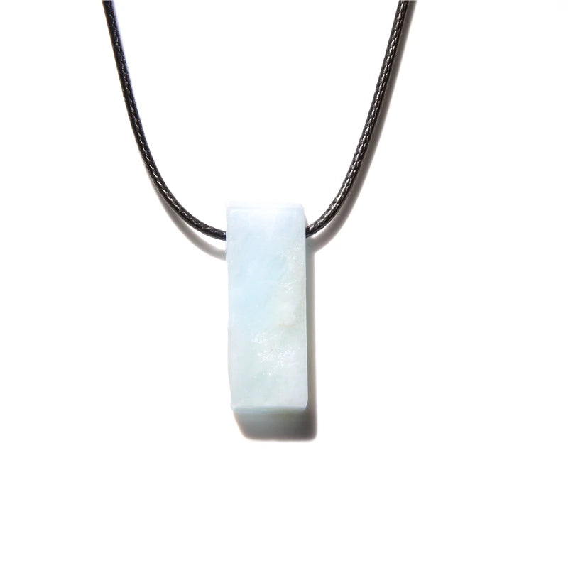 Natural raw minerals lucky Reiki Healing crystal quartz stone necklace jewelry Pendulum natural tigereye lazuli Citrin necklace