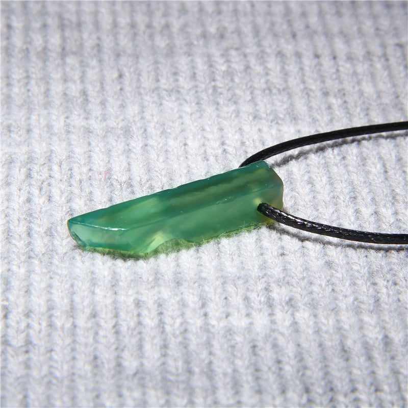 Natural raw minerals lucky Reiki Healing crystal quartz stone necklace jewelry Pendulum natural tigereye lazuli Citrin necklace