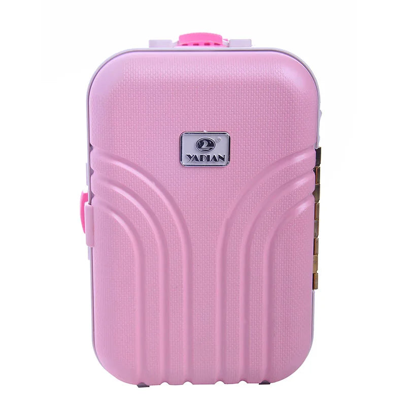 Pink Doll Clothes Pajamas Sleeping Bag/Shoes/Suitcase For 18Inch American Doll Girls 43Cm Reborn Baby Dolls Accessories Kids Toy