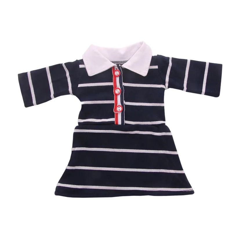 43cm Reborn New Born Baby Doll Clothes Unicorn Flamingo Fanny Cartoon Doll Accessories 18 inch Doll  Clothes American girl`s Toy