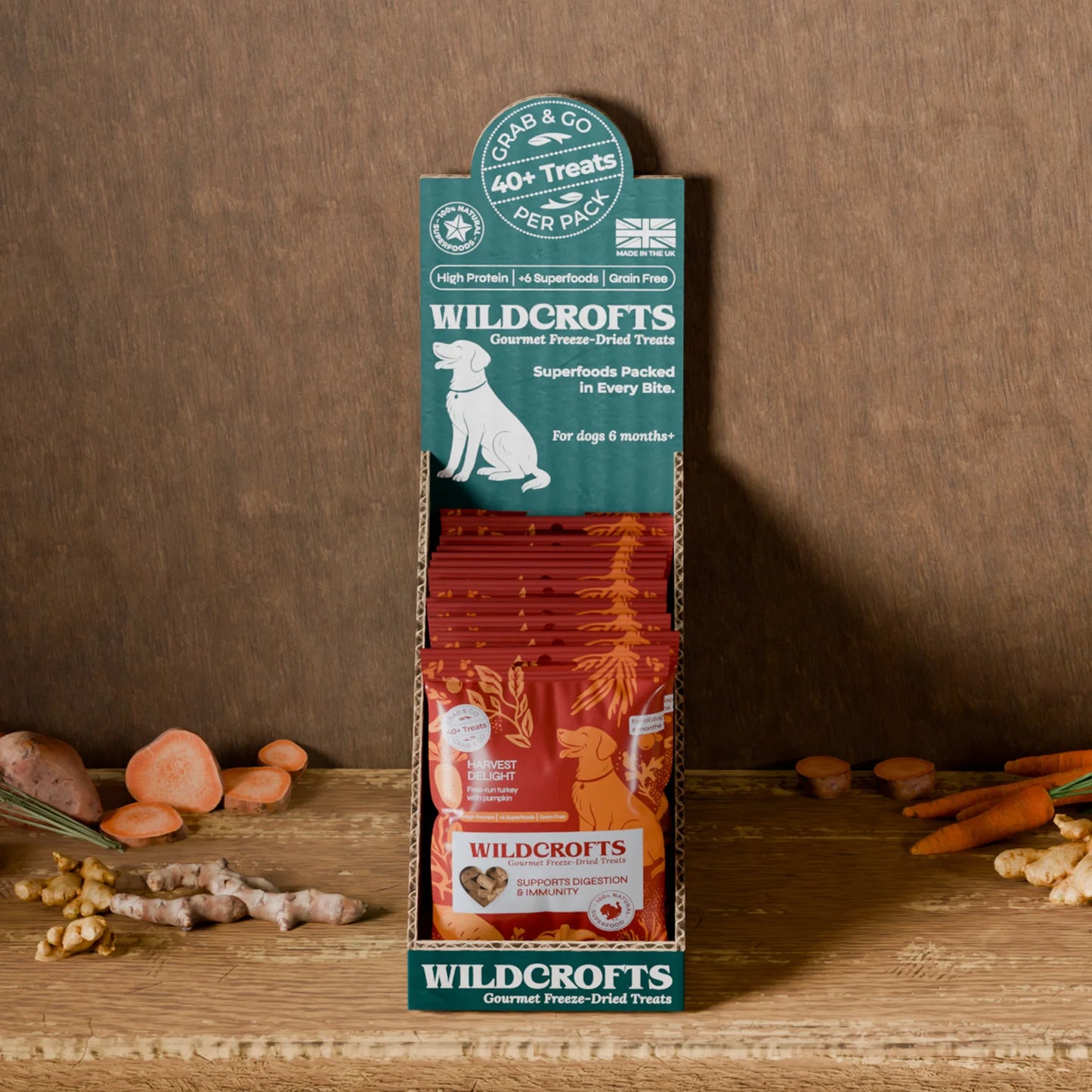 Free-run Turkey with Pumpkin Dog Treats