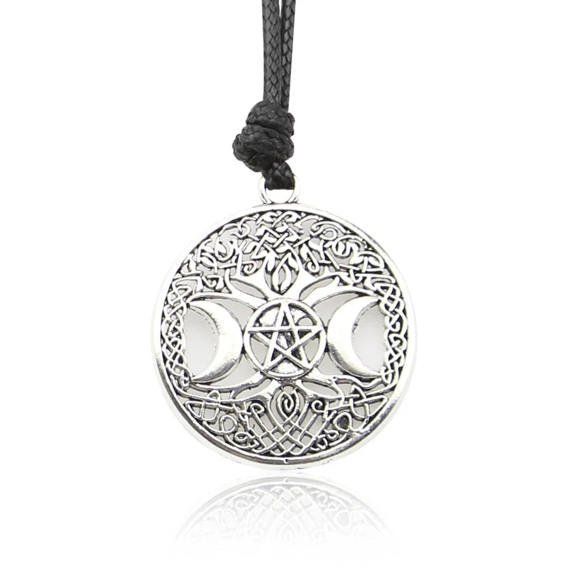 Supernatural Dean Leather Rope Coppery Pendant Chain Necklace for Women Men Winchester Jensen Ackles Amulet Vintage Jewelry Goth
