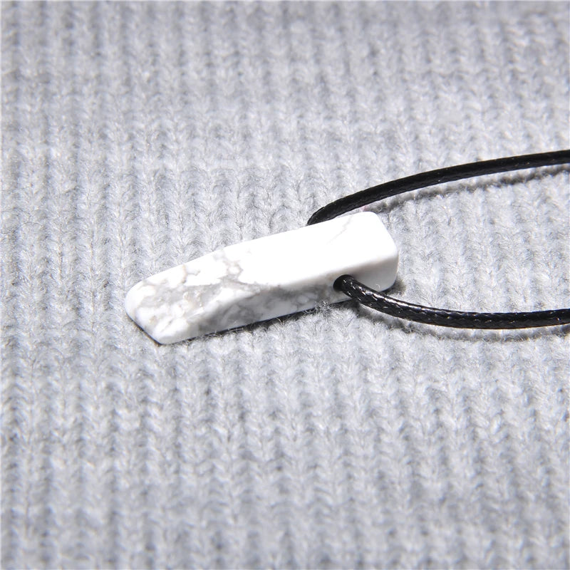 Natural raw minerals lucky Reiki Healing crystal quartz stone necklace jewelry Pendulum natural tigereye lazuli Citrin necklace