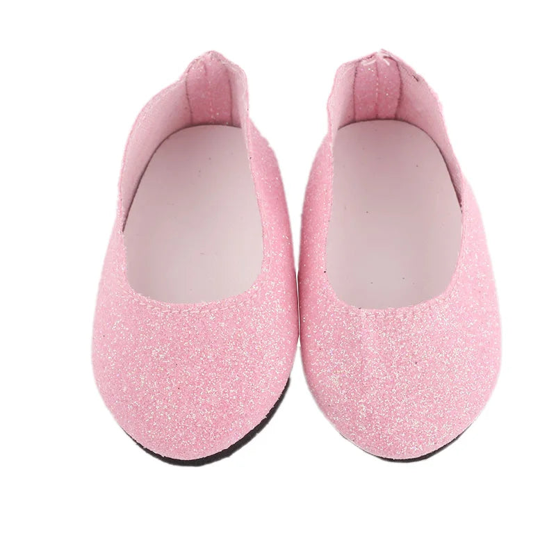 Pink Doll Clothes Pajamas Sleeping Bag/Shoes/Suitcase For 18Inch American Doll Girls 43Cm Reborn Baby Dolls Accessories Kids Toy