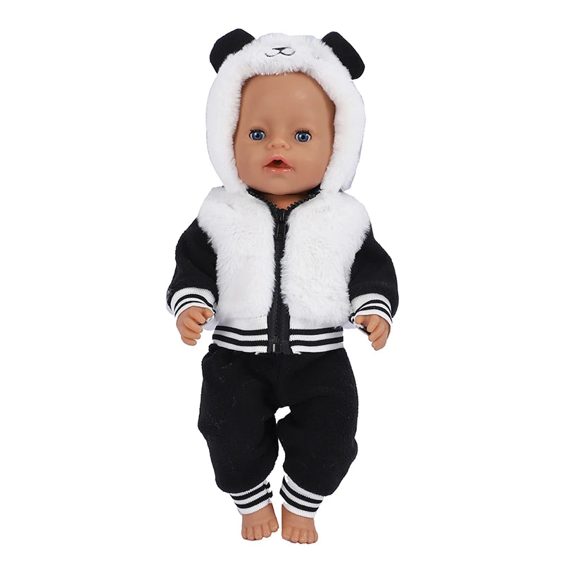 18 Inch Doll Clothes Leopard Print 43 cm Baby Born Clothes American Girl Doll Clothes OG Dolls Dollhouse Accessories Girl Gift
