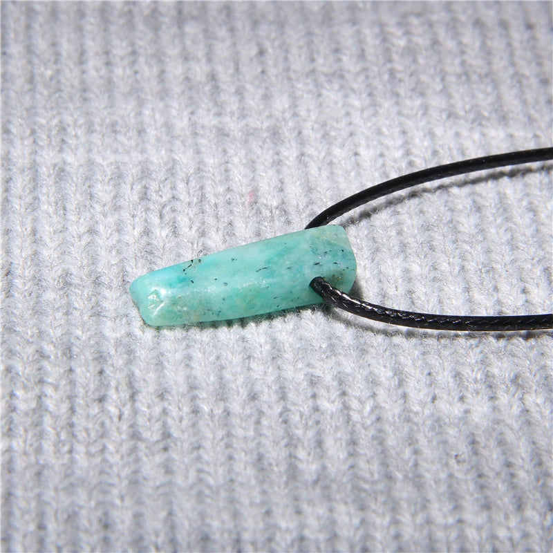 Natural raw minerals lucky Reiki Healing crystal quartz stone necklace jewelry Pendulum natural tigereye lazuli Citrin necklace