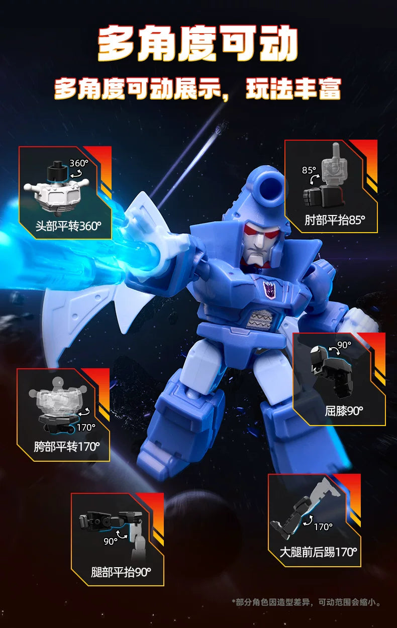 NEW Blokees Transformers 12PCS GV01-GV06 Optimus Prime,Megatron，Soundwave，Grimlock，Shockwave，Surprise Blind Box Children's Gift
