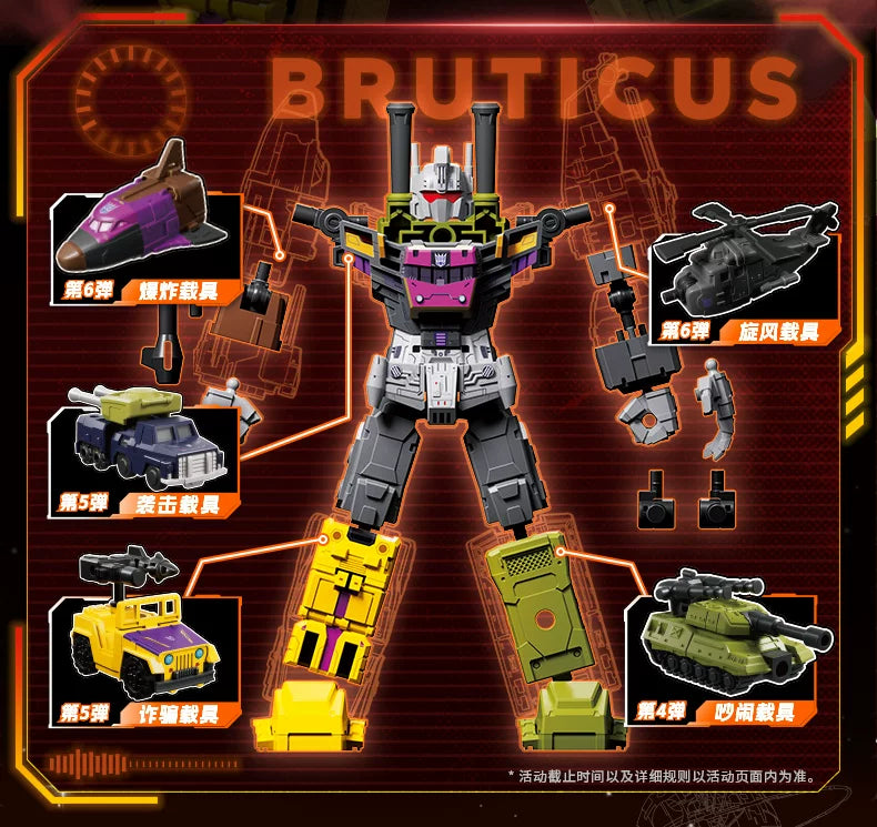NEW Blokees Transformers 12PCS GV01-GV06 Optimus Prime,Megatron，Soundwave，Grimlock，Shockwave，Surprise Blind Box Children's Gift