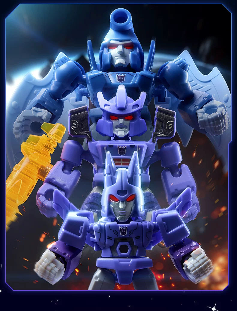 NEW Blokees Transformers 12PCS GV01-GV06 Optimus Prime,Megatron，Soundwave，Grimlock，Shockwave，Surprise Blind Box Children's Gift