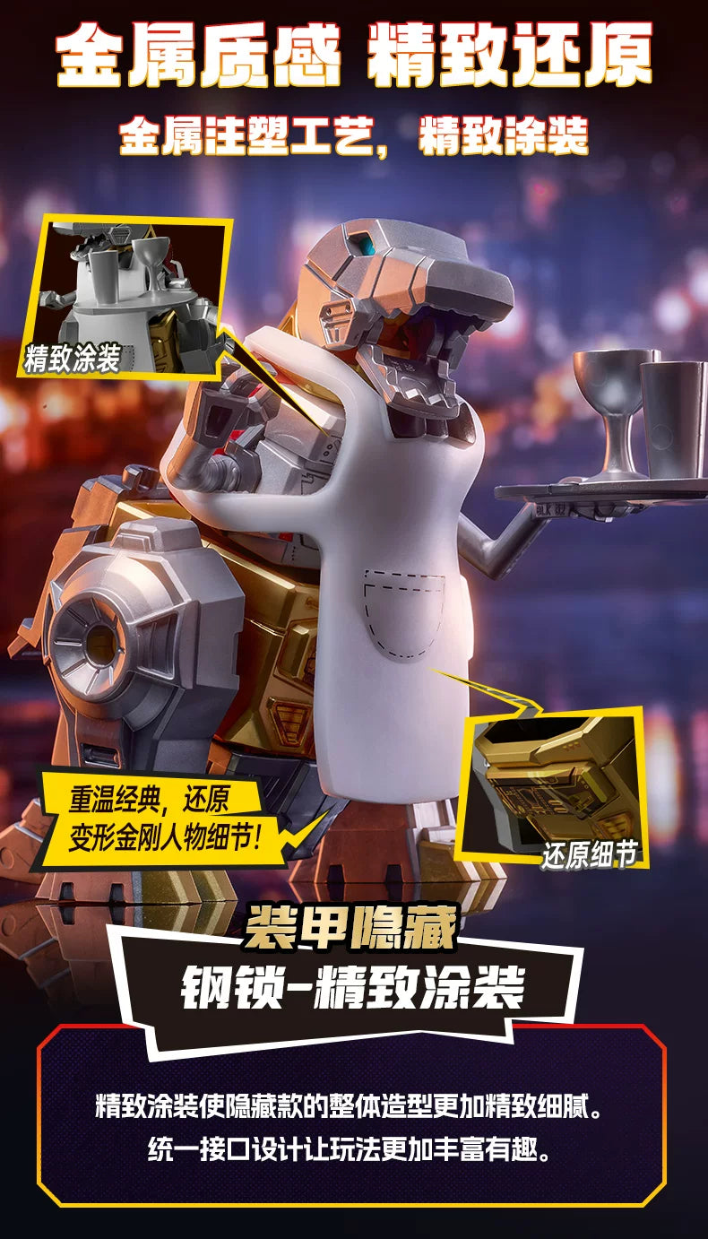 NEW Blokees Transformers 12PCS GV01-GV06 Optimus Prime,Megatron，Soundwave，Grimlock，Shockwave，Surprise Blind Box Children's Gift