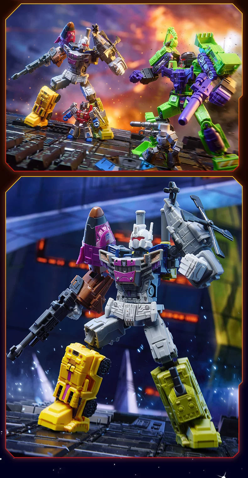 NEW Blokees Transformers 12PCS GV01-GV06 Optimus Prime,Megatron，Soundwave，Grimlock，Shockwave，Surprise Blind Box Children's Gift