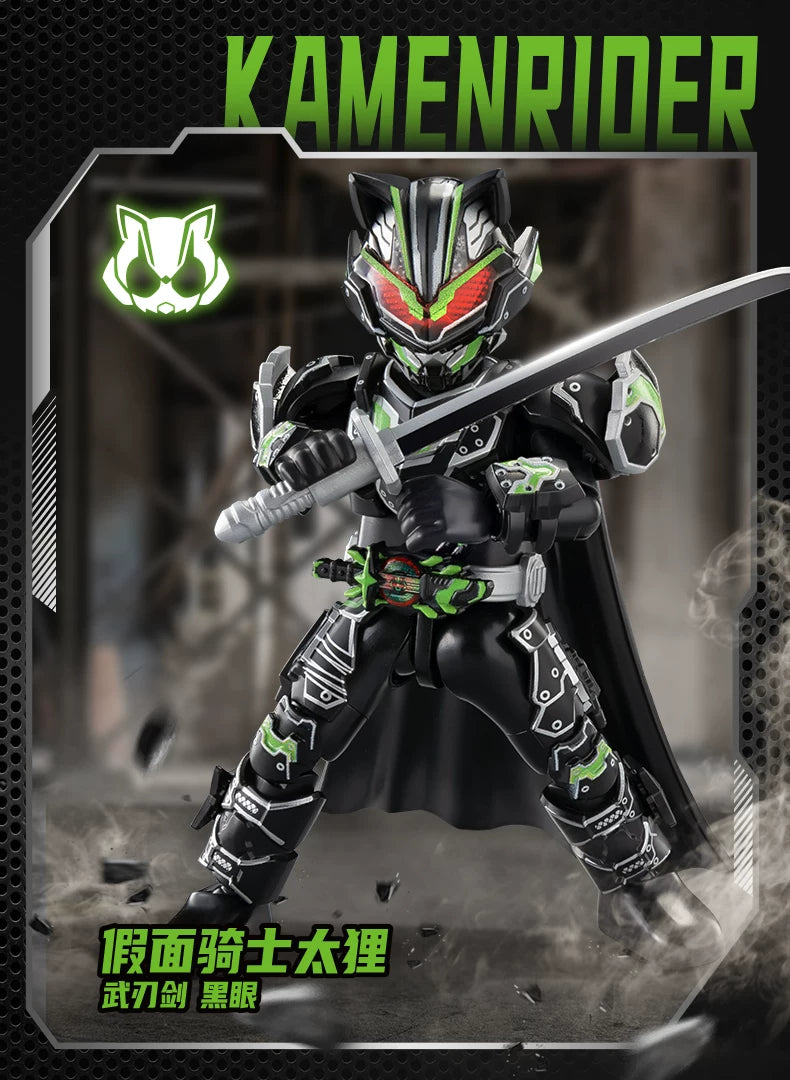 1/9Pcs BLOKEES Blind box Episode 3 survival game Kamen Rider Ex-Aid Tycoon Saber Genm Glare Movable Model Assembled Toys