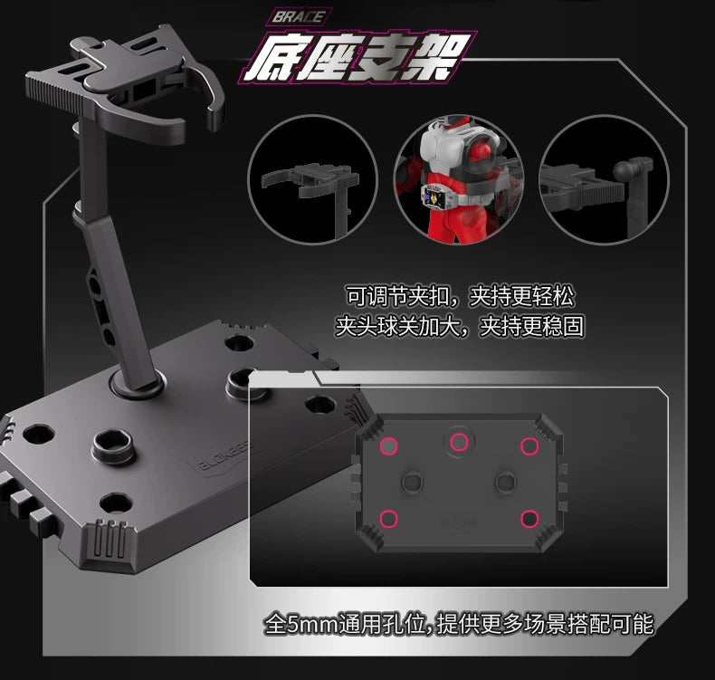 1/9Pcs BLOKEES Blind box Episode 3 survival game Kamen Rider Ex-Aid Tycoon Saber Genm Glare Movable Model Assembled Toys